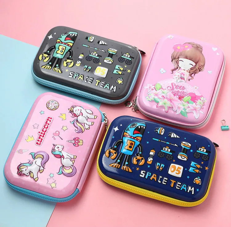 Пенал с единорогом чехол Kawaii милый пенал для карандашей trousse школьников большой емкости, Карандаш Чехол ручка чехол школьные принадлежности для девочек и мальчиков