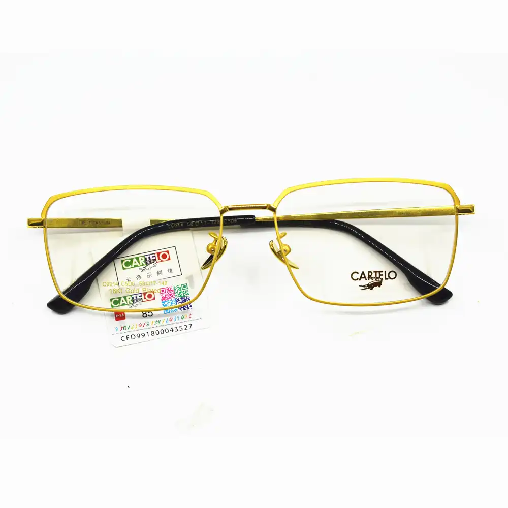 18k gold eyeglasses frames