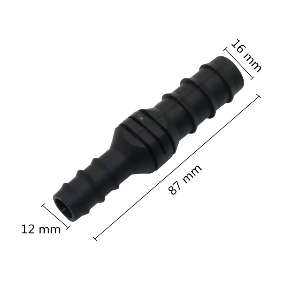 3 Pcs Barbed 12mm to 16mm Reducing Straight Connectors Garden Irrigation Pipe Connection Adapter DN20 to DN16 Pipe Accessories