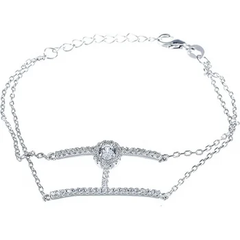 

Jay VI bracelet with cubic zirconia Silver