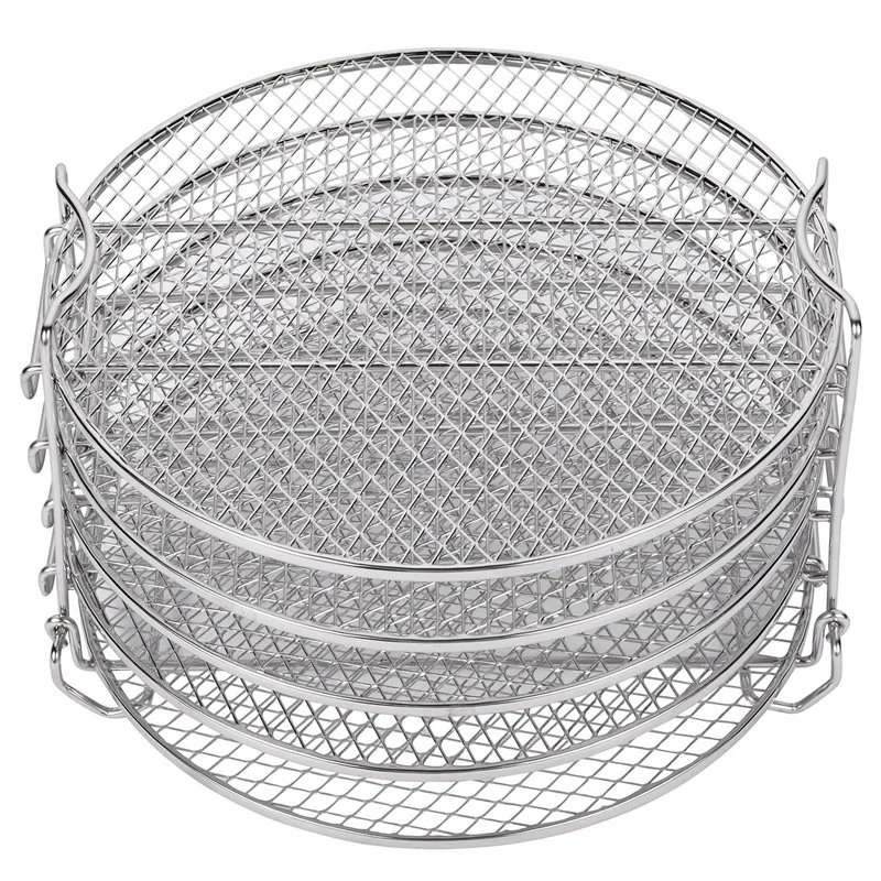 Dehydrator Rack For Ninja Foodi 6.5 &amp 8 Qt Pot Duo Crisp Qt. Stainless Steel 5 Stackable Layers | Дом и сад