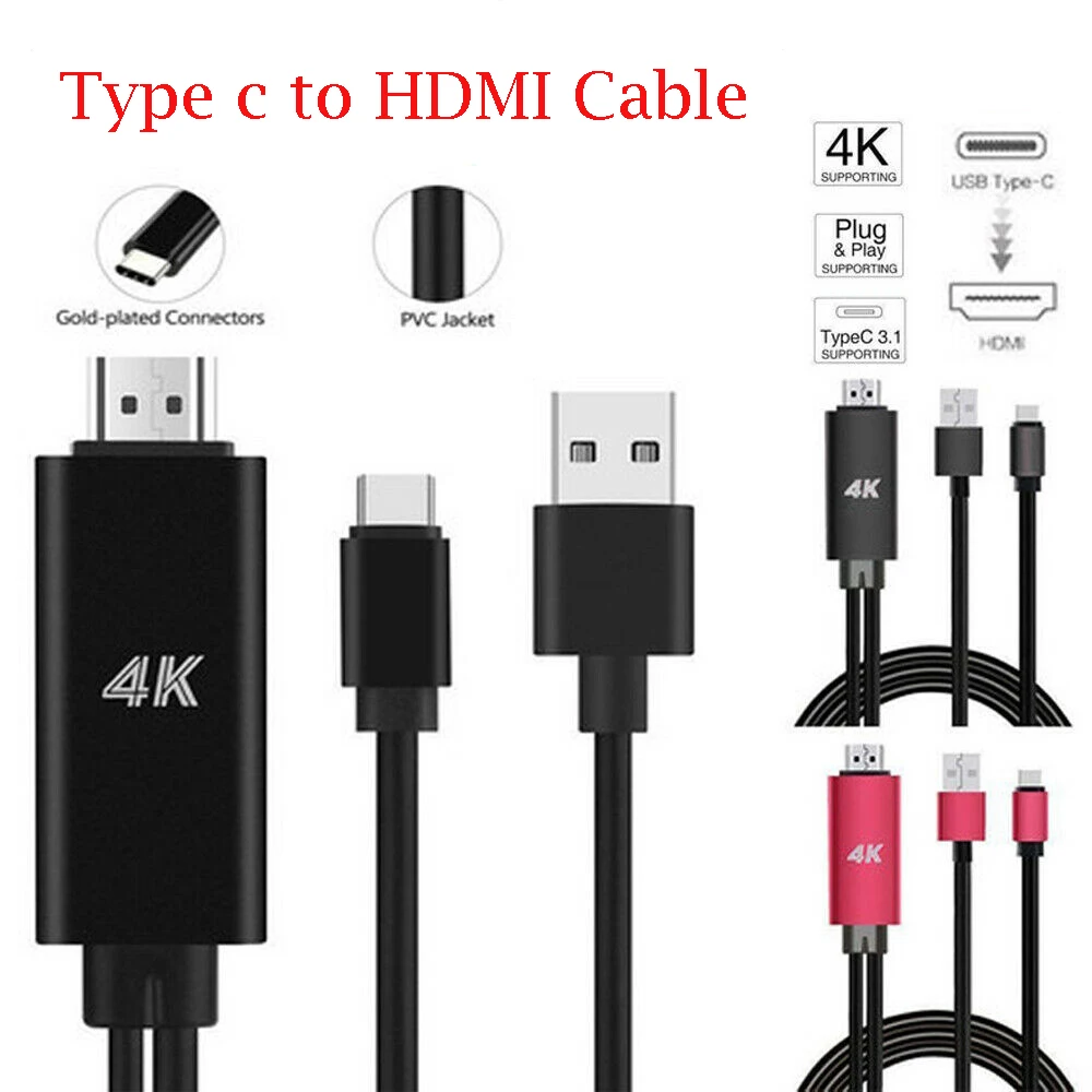 USB-C type C к HDMI адаптер USB 3,1 tv/HD tv видео кабель для Samsung Galaxy S8