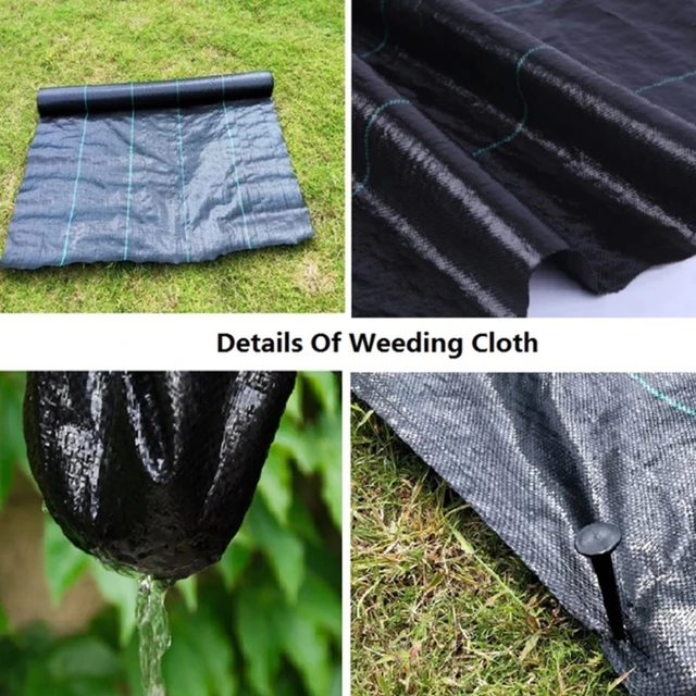 Mezőgazdasági Anti-Fűszövet 1*3M Farm-Orientált Gyomi Gát Szőnyeg Műanyag Talajtakaró Vastagabb Gyümölcsös Kerti Gyomirtószövet - Image 3