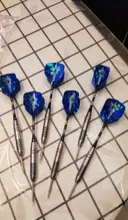 Juego de dardos de punta de acero con puntas adicionales, 12 Uds., 120 dardos con puntas adicionales