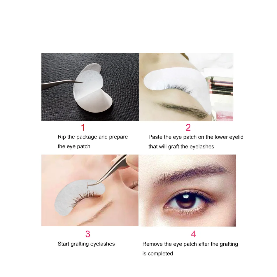Eyelash Extension Paper Patches Grafting Eyelashes Under Eye Pads Disposable Lint Free Gel Patches 50 Pairs 1 Eyelash Extension Paper Patches Grafting Eyelashes Under Eye Pads Disposable Lint Free Gel Patches 50 Pairs 5