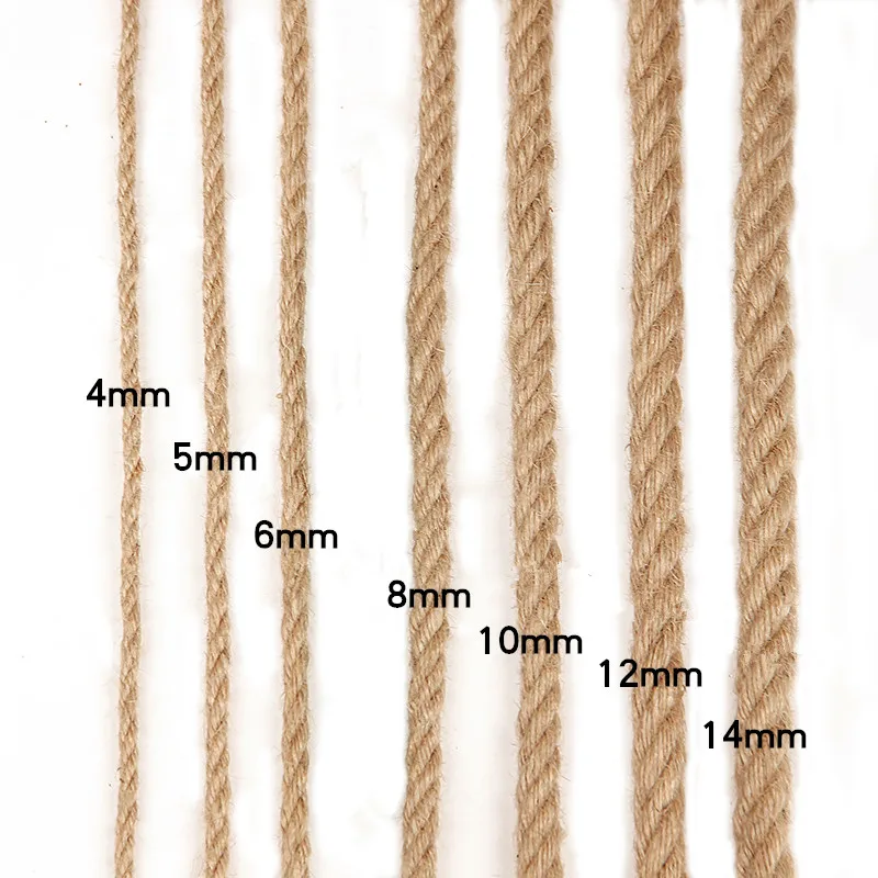 Cuerda De Yute 4 - 6 - 8 mm - 10 mt