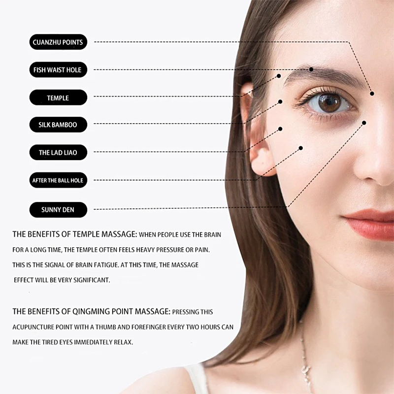 4D Smart Airbag Vibration Eye Massager Eye Care Instrument Hot Compress Bluetooth Eye Fatigue Massage Glasses