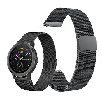 

Replacement Strap for Garmin Vivoactive 3 Stainless Steel Bracelet Watch Strap for Garmin Vivoactive3/Samsung Galaxy Active 42mm