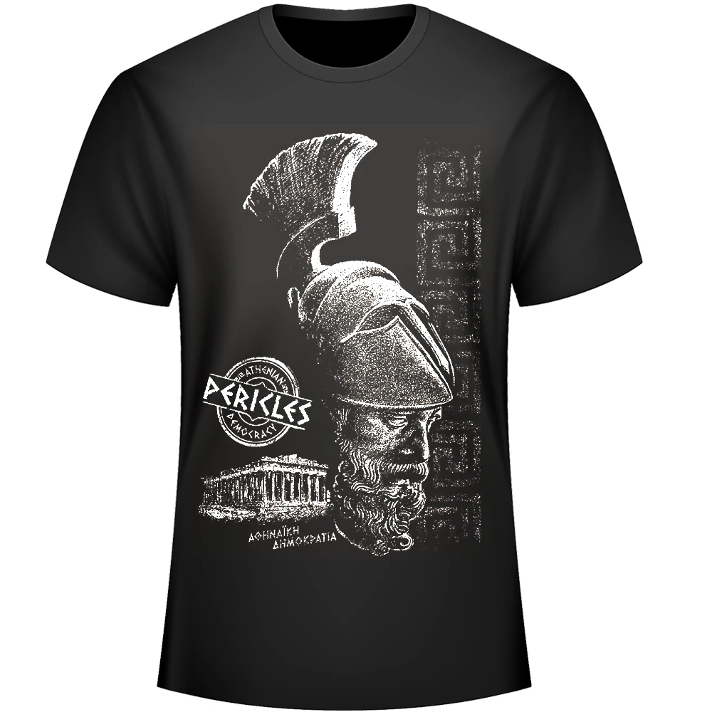 Футболка с изображением старинной Греции Афин портрета генерала Перикла статуи