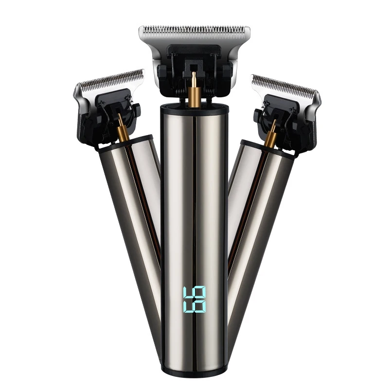 

Cordless Hair Clipper USB LED Display Men Hair Trimmer Titanium Steel T Blade Haircut Machine Hair Cut Barber Clipper