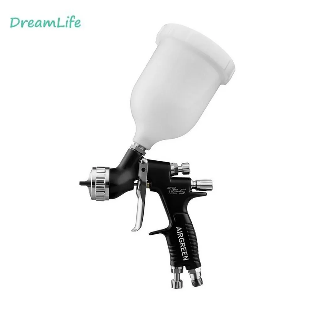 

Aluminum Alloy HVLP Spray Gun 1.3mm Steel Nozzle Airbrush 600ml Car Paint Furnitures DIY Painting Kit Car Auto Repair Tool