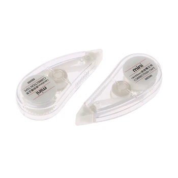 

2Pcs Cute Correction Tape Mini Roller White Out Eraser School Office Stationery