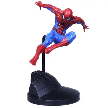 

Mavel Model Toys Avengers Spider Man Collectors Edition 18CM Spiderman Figure Action PVC Statue Collectible Model Toy With Base