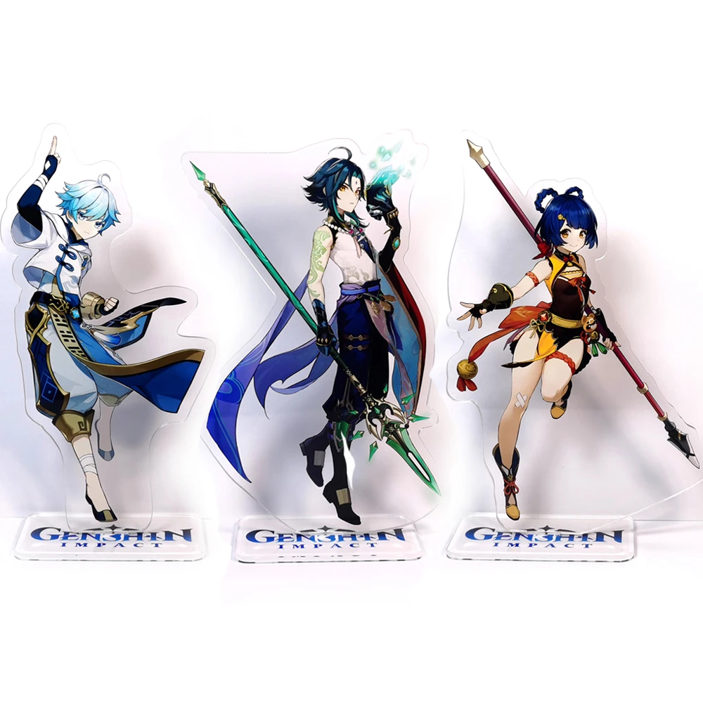 Genshin Impact Characters Chongyun Xiao Xiangling Gm Acrylic Stand Figure Model Plate Holder Topper Anime Action Figures Aliexpress