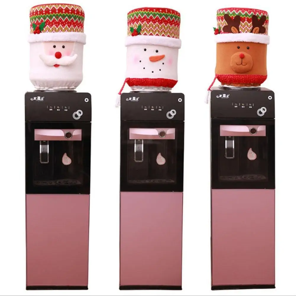 

Christmas Elastic Cloth Dust Cover for Water Bucket Dispenser Container Bottle
