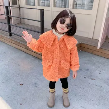 

2019 new winter item girl fashion thick warm coat