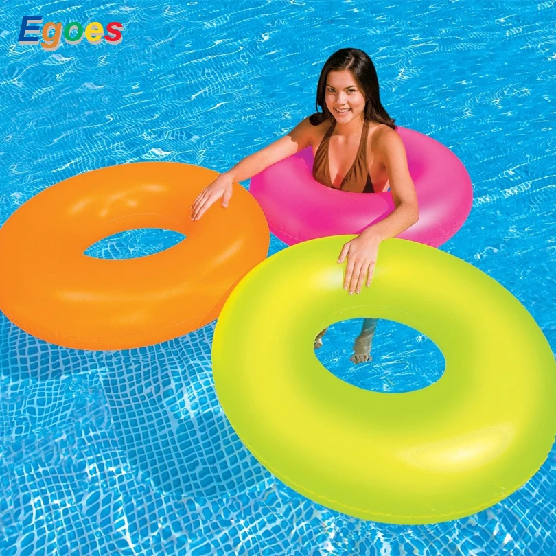 

INTEX Egoes Neon Frost Tube Inflatable Swimming Pool Ring 59262