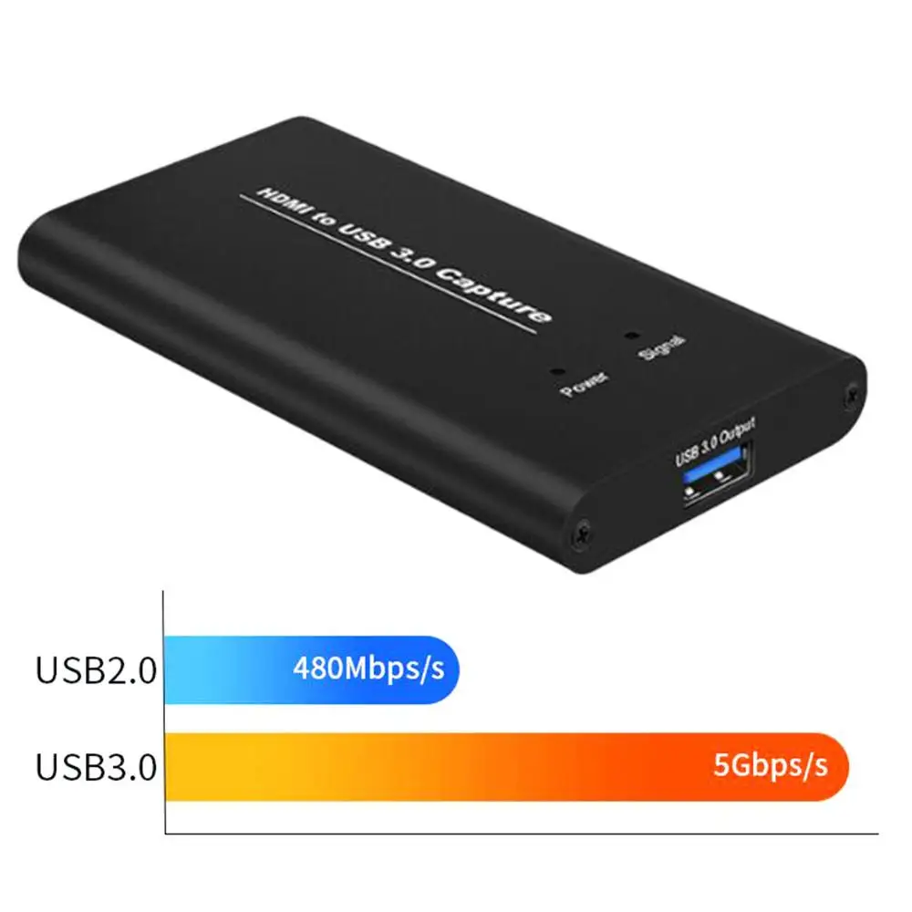 

Live Stream Broadcast Device USB3.0 4K60Hz Video Capture HD HDMI to USB Video Capture Card Dongle Game Streaming with MICinput