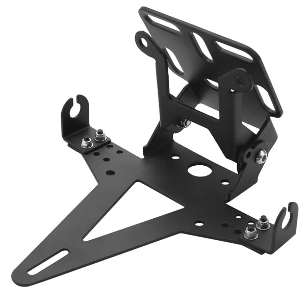 Motorcycle License Plate Holder Frame Adjustable Angle Bracket For Yamaha Yzf R1 R3 R6 R15 R25 Fz6