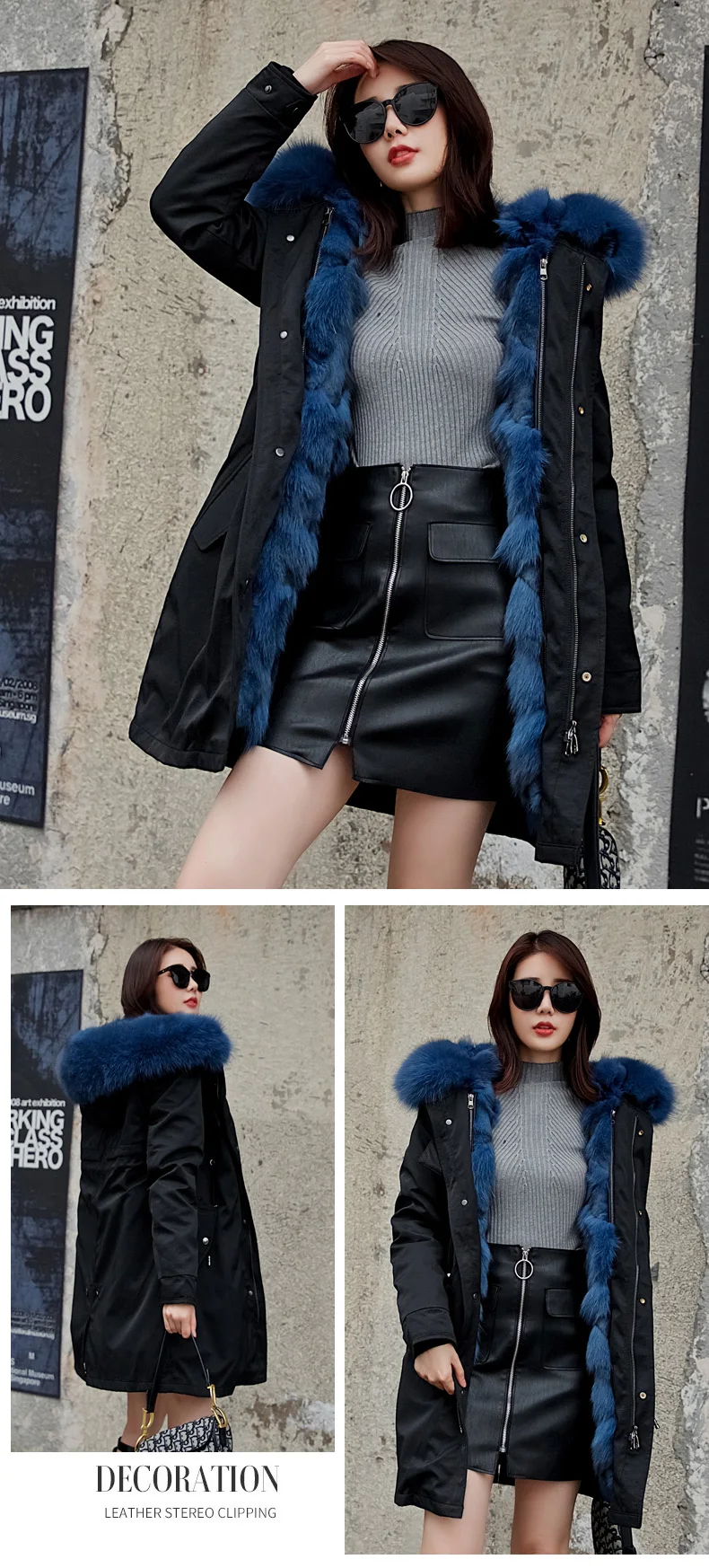 Действительно Лисий Мех мочевого пузыря отправить поглотить пальто нового фонда осень зима Женская в длинном отстегиваемом шубе