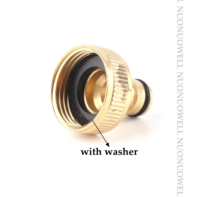 1pcs Copper Male And Female Thread Garden Quick Connector Garden Quick Tap Water Tap Adapter Connector Hose End Connector