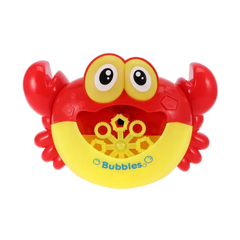 

1 Set Bubble Machine Funny Automatic Crab Shape Bubble Maker for Kids Bath Toy