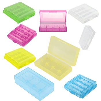 

Pack of 4 PCS AA / AAA Battery Storage Hard Case Box-Blue