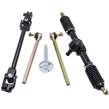 

For 110cc Go Kart Steering Wheel Parts Tie Rod Rack Adjustable Shaft 443mm Unit