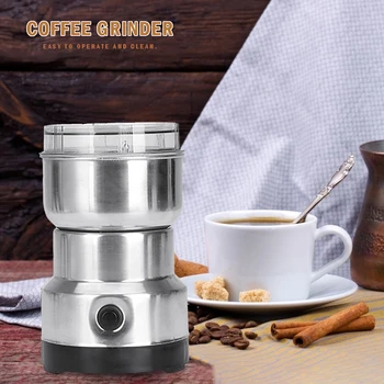 

Multifunction Blender Grain Crusher Easy Clean Mini Coffee Grinder Coffe Machine for Household Kitchen Coffee Decoration