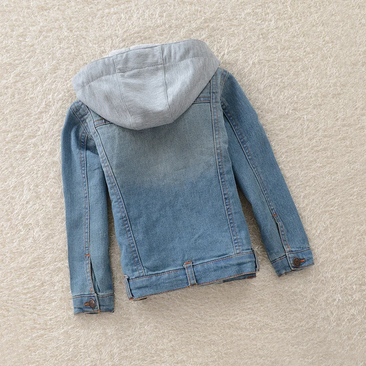 

2018 Spring And Autumn New Style Childrenswear Children Men And Women Children Jeans Coat Big Kid Small CHILDREN'S Tops Jacket