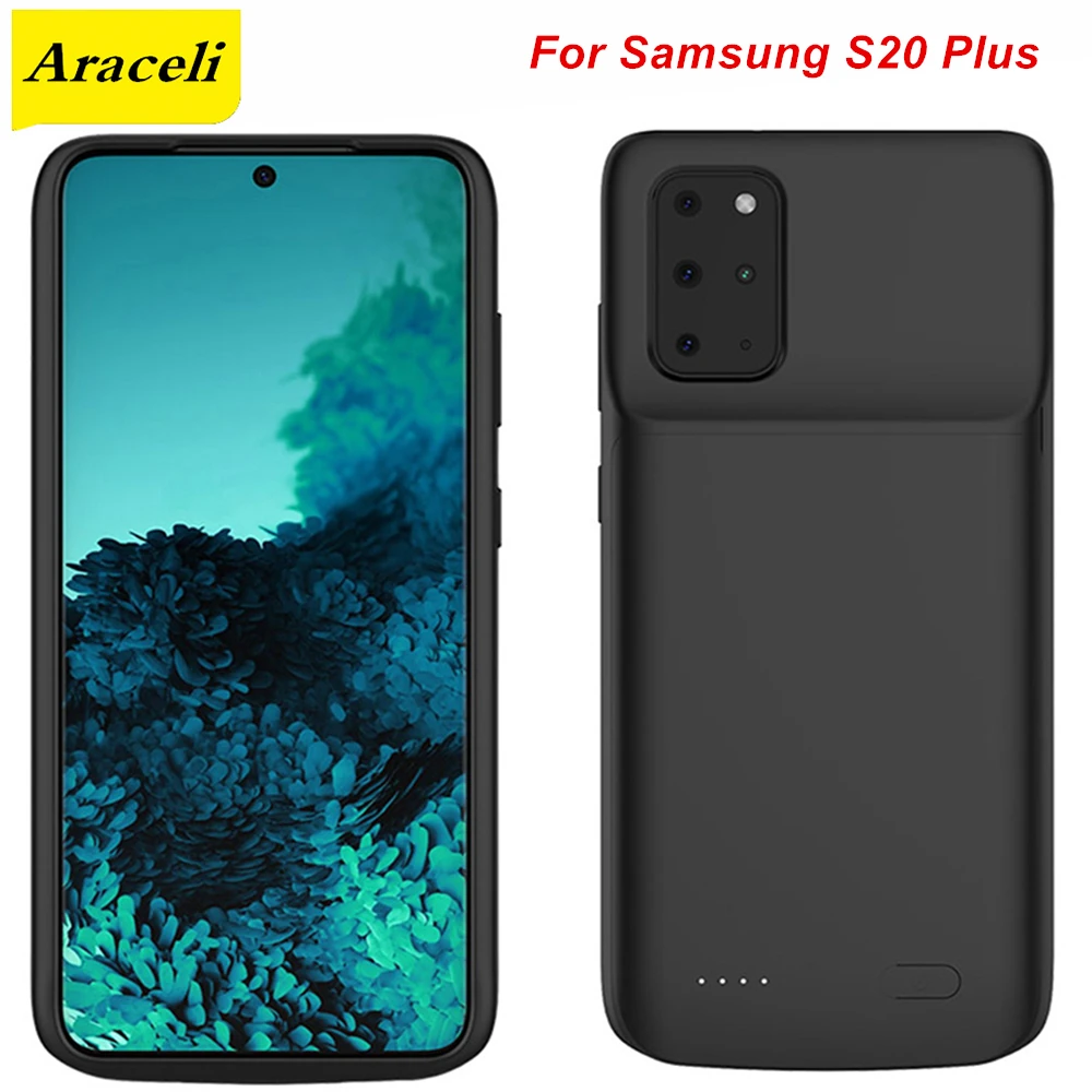 Araceli 6000 мАч для Samsung S20 плюс батарея чехол Мода зарядное устройство Galaxy Plus аккумулятора Power Bank|Чехлы с