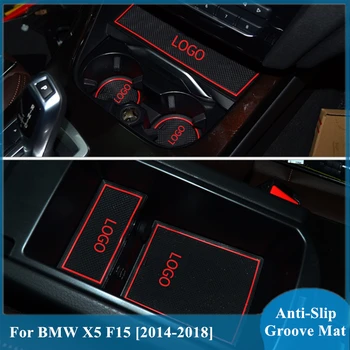 

For BMW X5 F15 2014 2015 2016 2017 2018 Accessories For BMW X5 F15 Auto Replacement Parts Car Accessories Gate Slot Coaster Mat