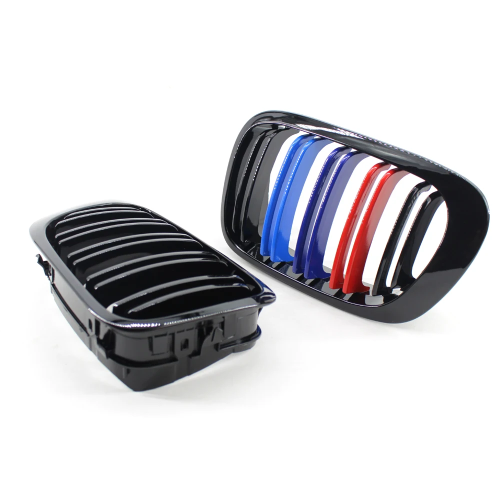 

1 Pair Car Racing Grills For BMW 3 Series E46 318CI 320CI 325CI 330CI 1998-2002 Front Air Intake Grill Bumper Kidney Grilles