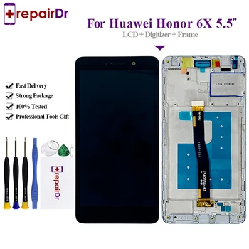 

Original LCD For HUAWEI Honor 6X Display Touch Screen with Frame Replacement For HUAWEI Honor 6X LCD bln-l21 GR5 2017 LCD