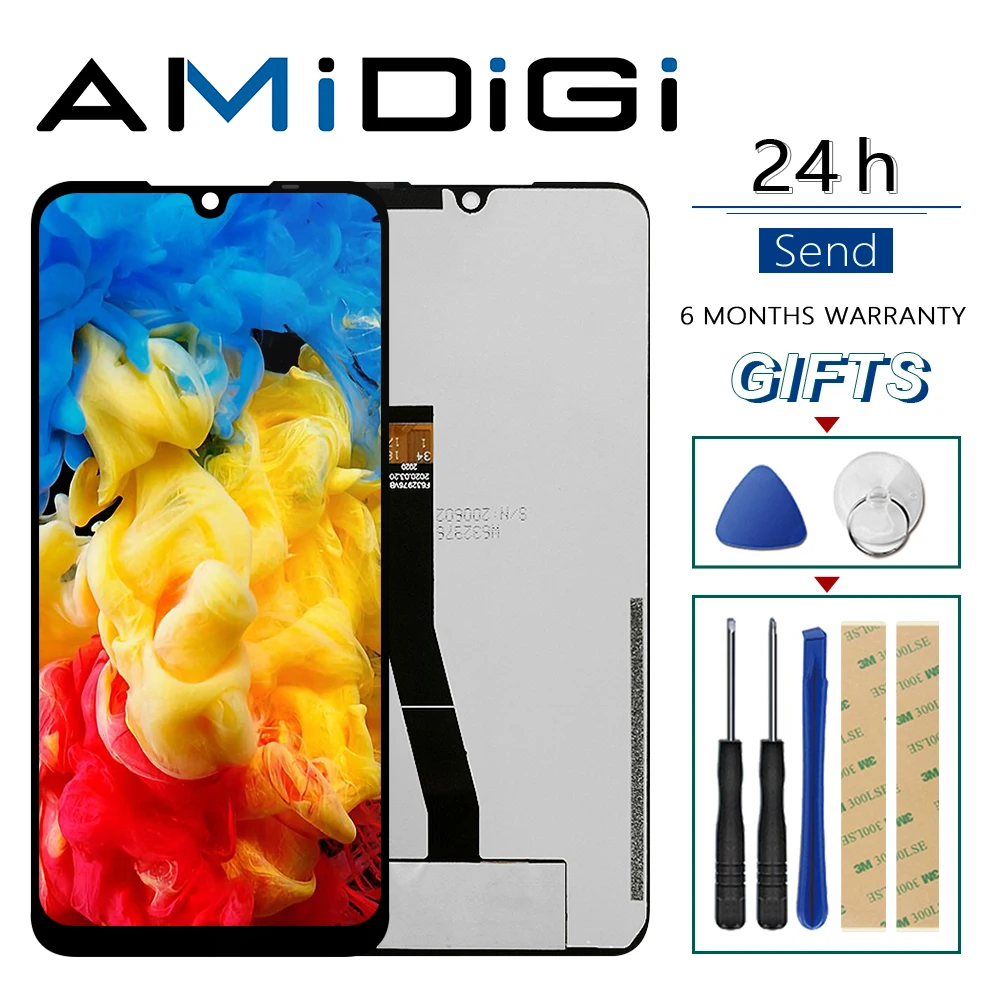 6 3 дюймовый ЖК-дисплей UMIDIGI A7 PRO + дигитайзер сенсорного экрана рамка в сборе 100%