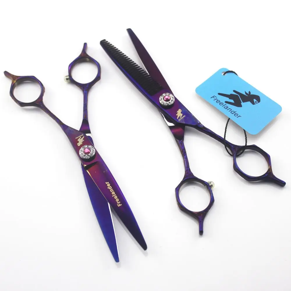 

Professional Hairdressing Scissor Hair Scissors 6 inch Cutting Scissors Kit Hair Straight Thinning Scissors Barber Salon Tools