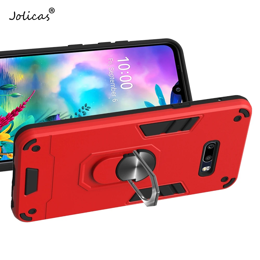 Ударопрочный автомобильный мягкий силиконовый чехол для estojo LG G8X телефона крутые