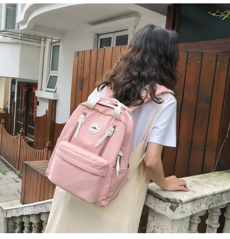 Модный водонепроницаемый нейлоновый рюкзак для женщин, рюкзак для путешествий, Mochilas, школьная сумка, сумка для книг, сумка для девочек-подростков, сумка для путешествий