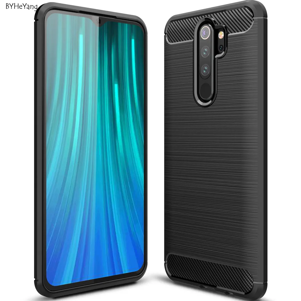Мягкий Противоскользящий чехол из ТПУ и силикона для Xiaomi Redmi Note 8 Pro | Мобильные