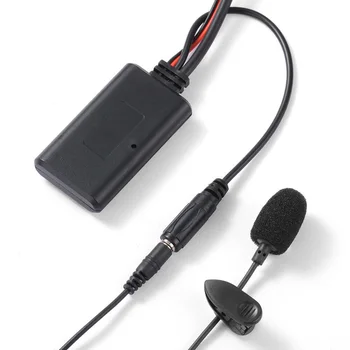 

Car AUX Audio Adapter Cable Bluetooth+MIC For P-eugeot 307 308 407 RD4 Radio CD