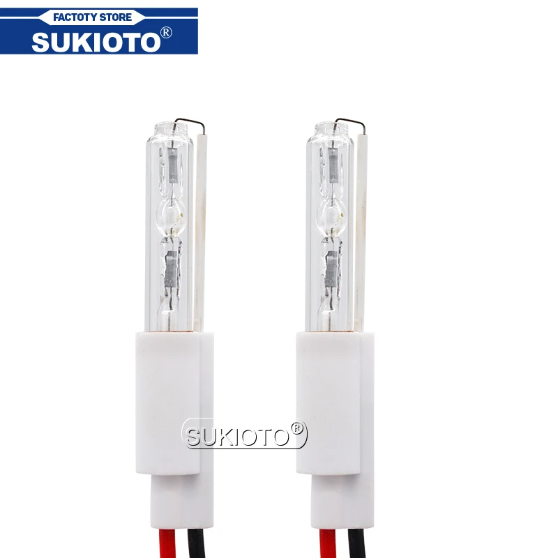 SUKIOTO 2PCS 12V Car Headlight Lamp S10 S15 S18 S21 35W 55W Replacement Bulb For 2.2 2.5 2.8 3.0 Inches BiXenon Projector Lens (4)