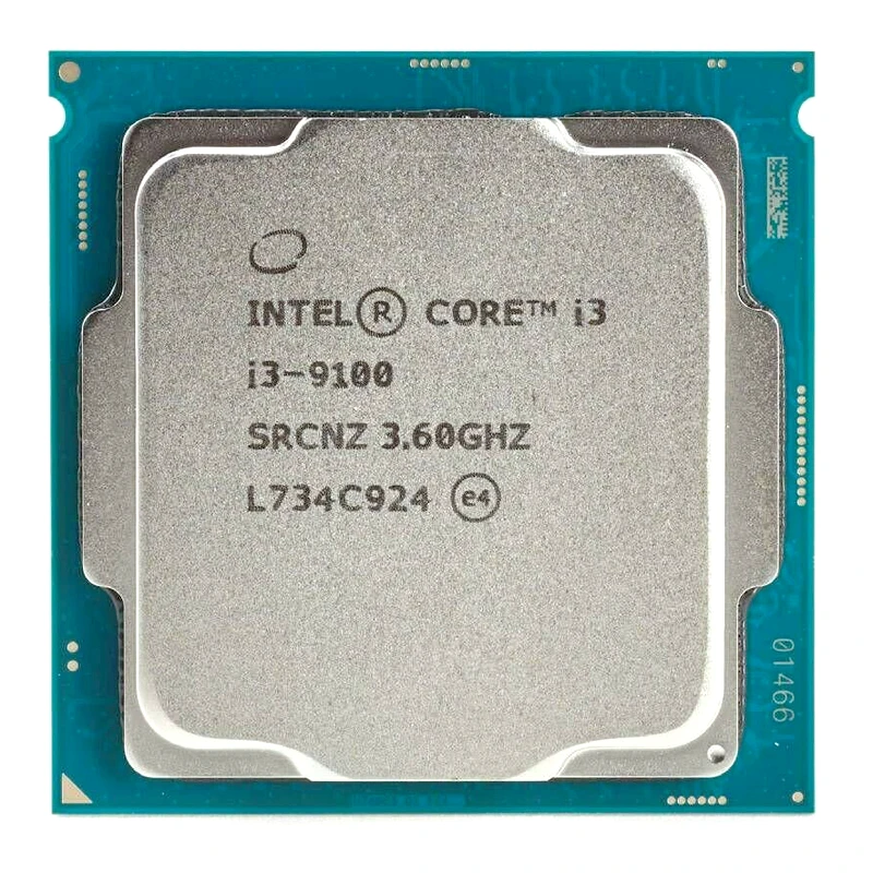 Used Intel Core I3 9100 3.6ghz Quad-core Quad-thread Cpu 65w 6m