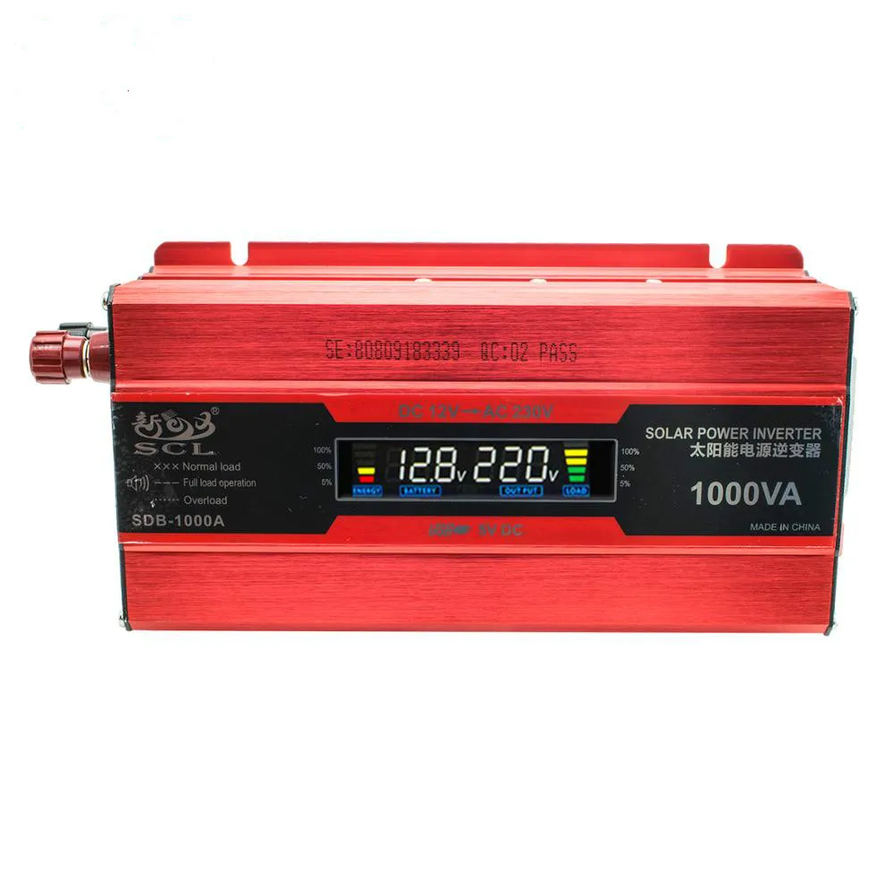 

Sunchonglic Modified sine wave 12v 220v 1000w intelligent power inverter