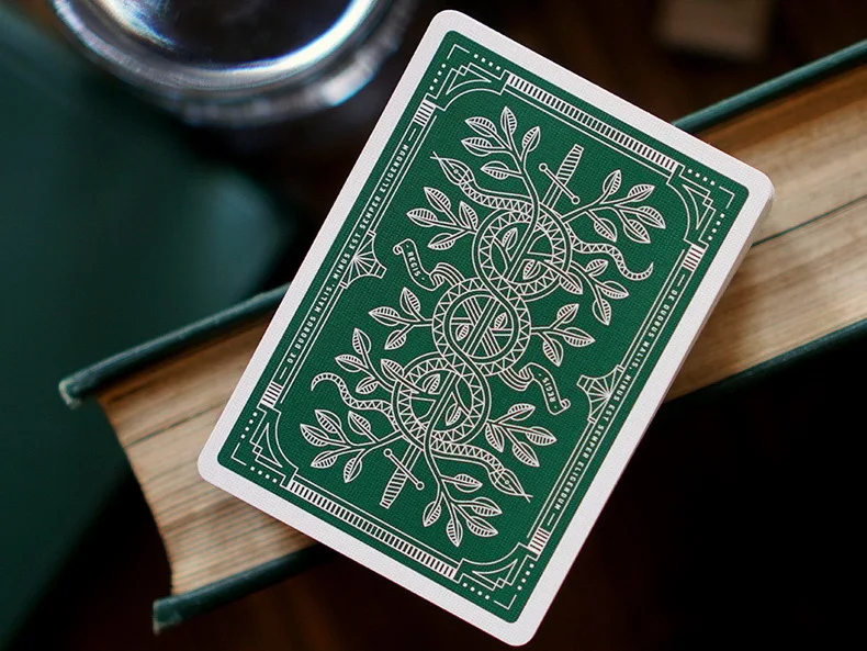 1 колода теора 11 зеленые Монархи игральные карты монарх колода покер волшебные карты крупным планом магические трюки для профессионального волшебника