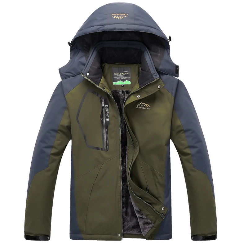 Men Winter Fleece Waterproof Jackets Fishing Skiing Warm Softshell Daiwa Fishing Clothes Sports Outdoor Breathable Sunscreen