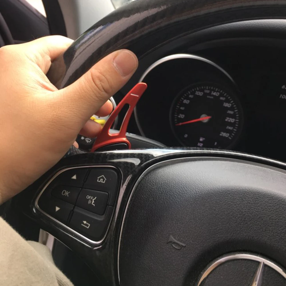 Steering Wheel Paddle Shifter Extension For Mercedes Benz A B C E GLE