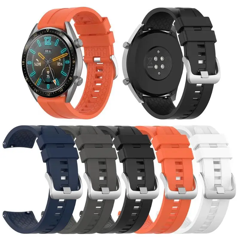 Мягкий силиконовый ремешок для наручных часов huawei Watch GT 2 GT Honor Magic 21,3 см регулируемый смарт-браслет аксессуары