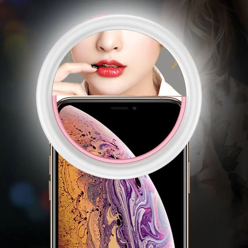 Selfie Light LED Ring Lens Makeup Mirror Beauty Tools Photo Fill Light Photography Light For Photo Camera Cell Phone Smartphone