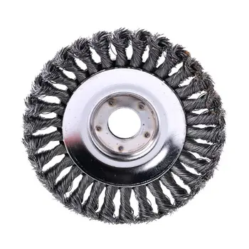 

6 Inch Steel Wire Weeding Brush Twisted Wire Bowl Type Rotating Trimmer Brush
