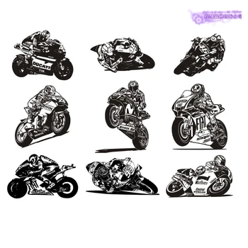 

Moto GP Motorcycle Racing Sticker Vehicle Decal Posters Vinyl Wall Pegatina Decor Mural Sticker